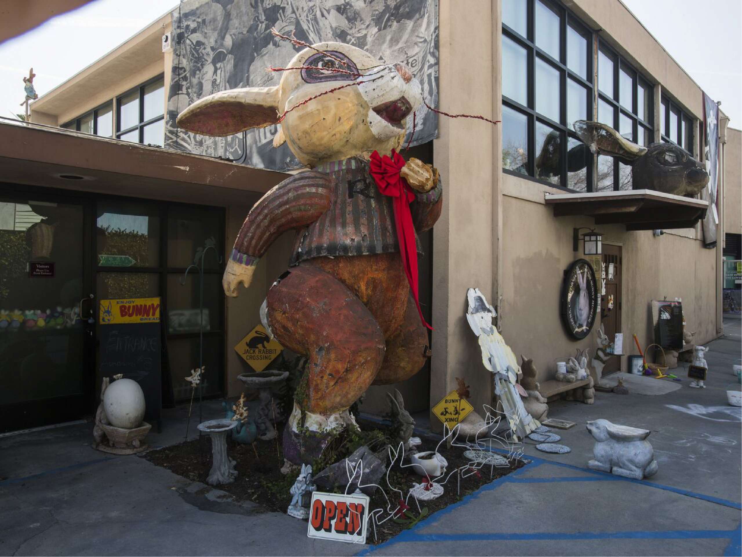 (圖為 The Bunny Museum 外觀。)
