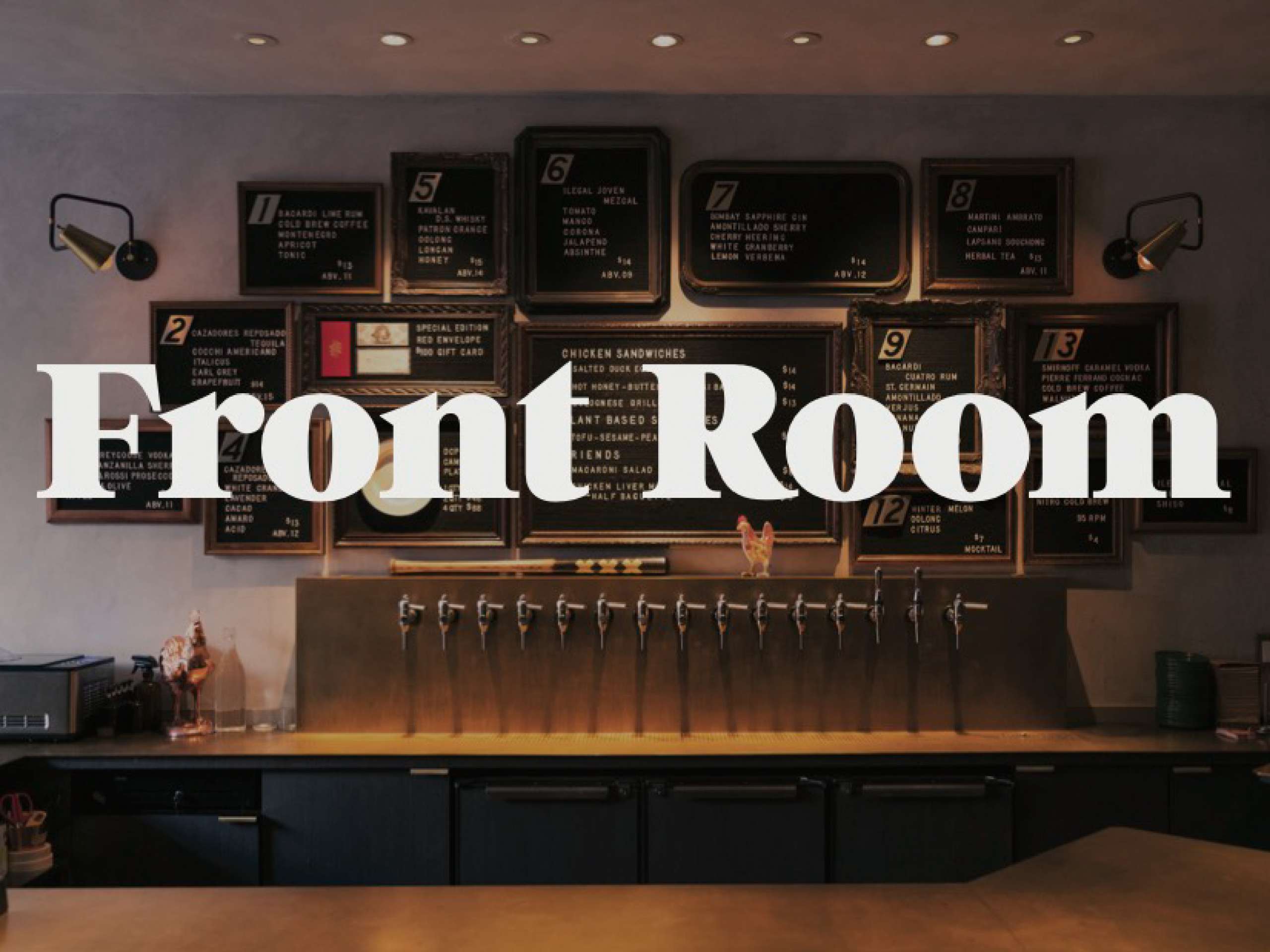 （ Double Chicken Room 分為 Front Room 、Back Room 兩個區域。）