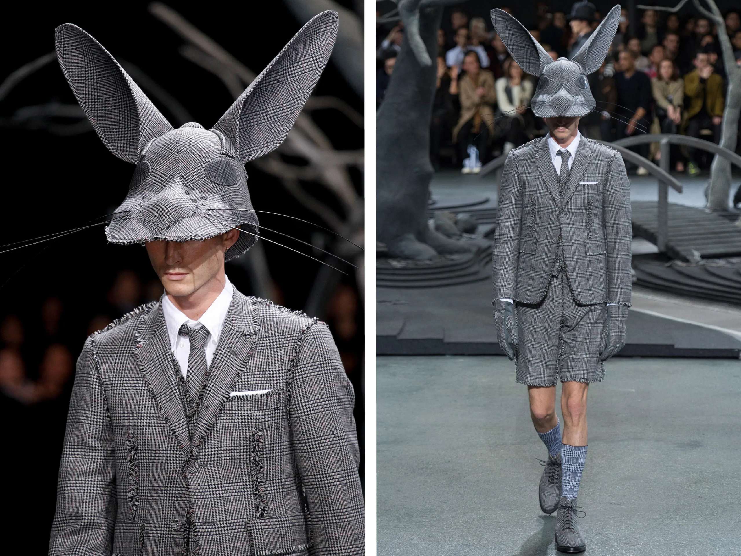 ( Thom Browne AW14 在成人世界裡建構出超現實童話。)