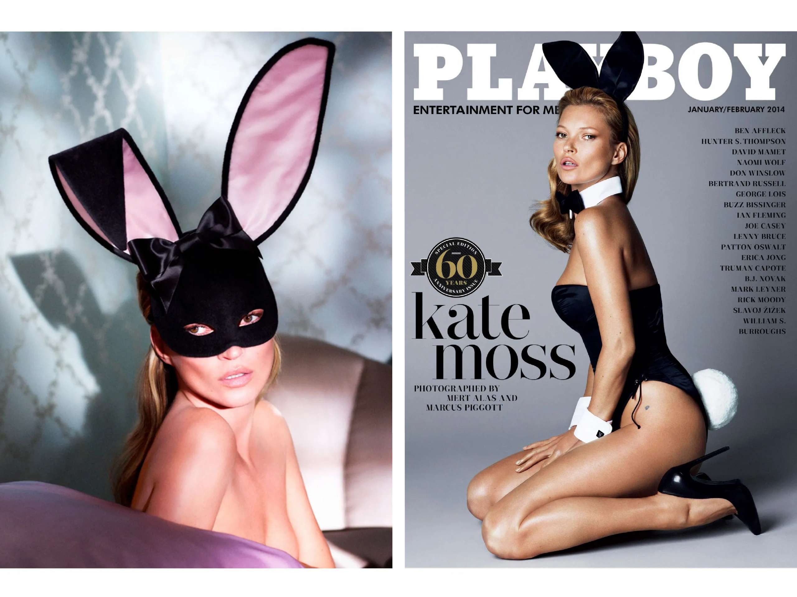 （ Kate Moss on Playboy Cover ）