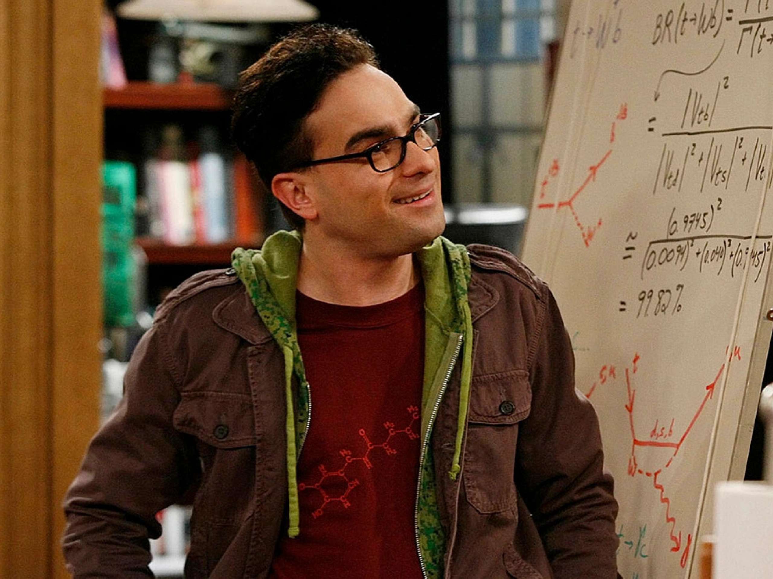 （《 The Big Bang Theory 》的 Leonard 。）