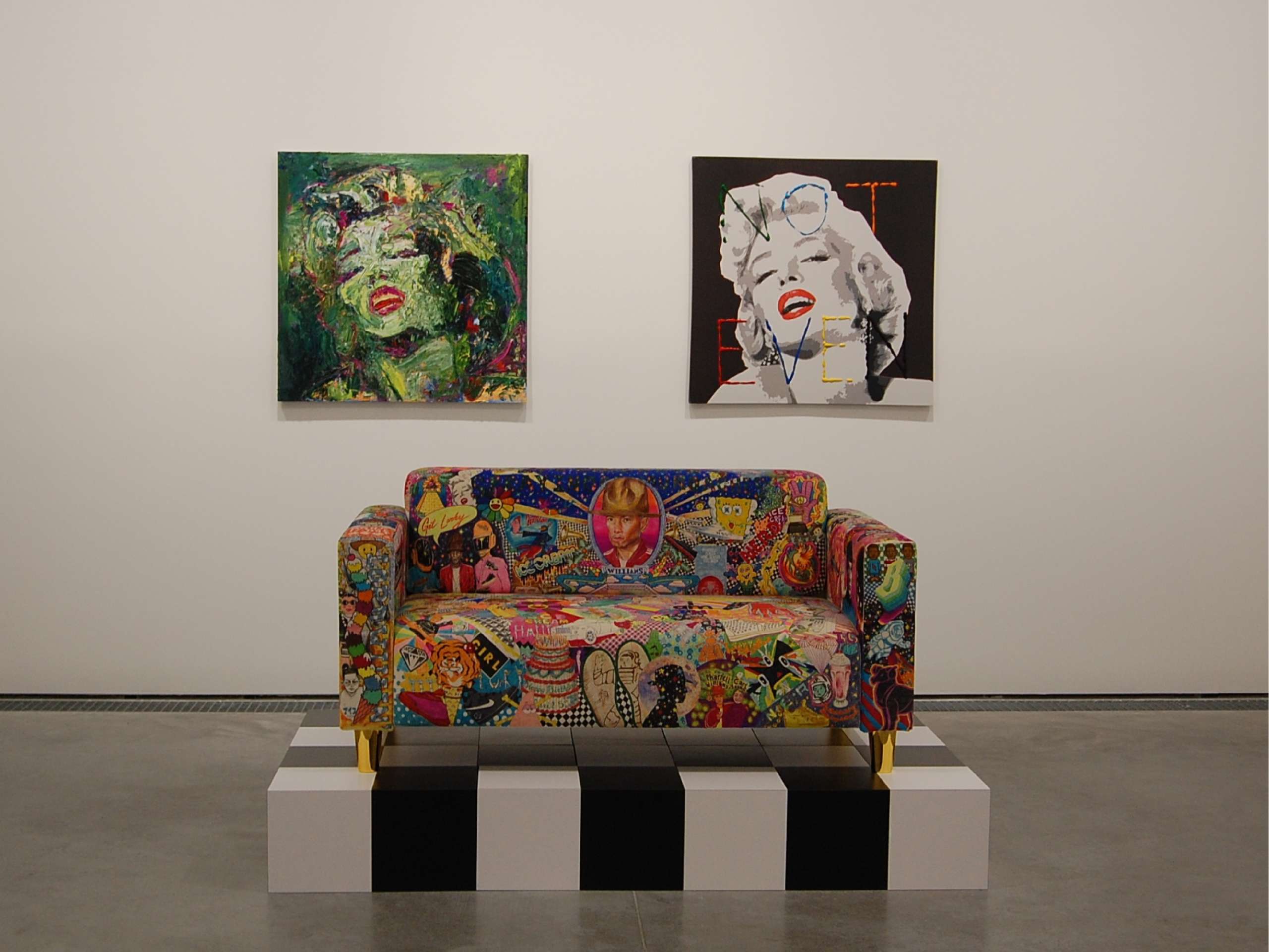 （ Pharrell 於 Perrotin Gallery 展出《 G I R L 》專輯同名展覽。）