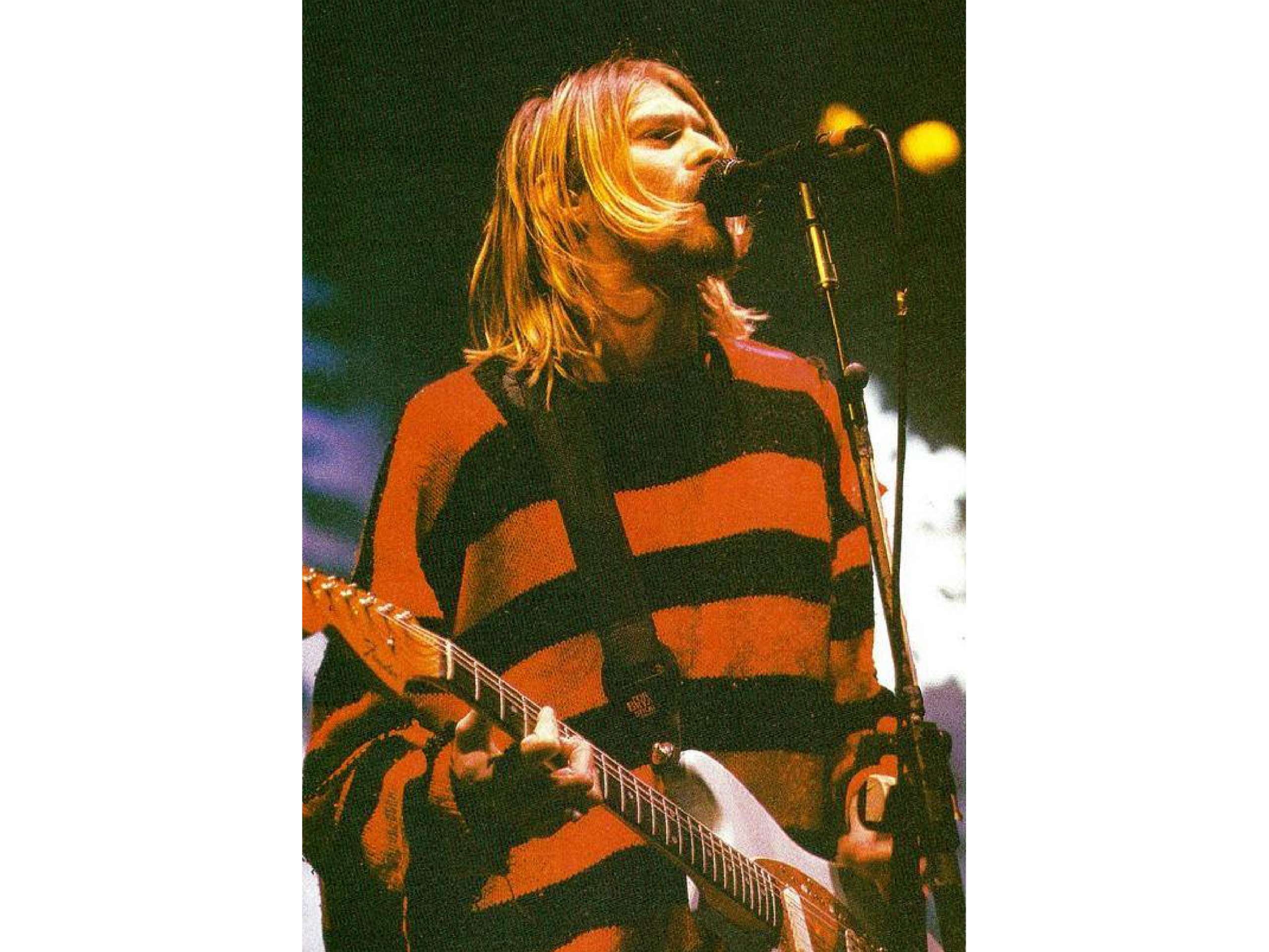 1994 年於巴塞隆納的《 In Utero 》巡演。（圖片來源：Kurt Cobain Facebook）