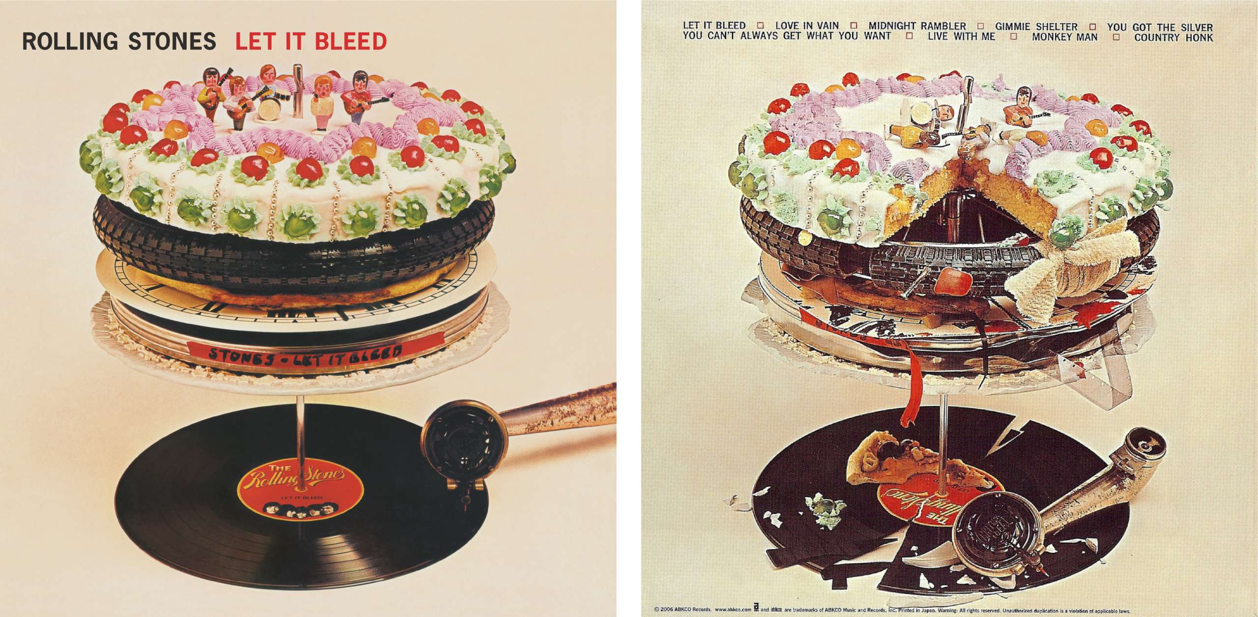 無可避免的崩壞：為 The Rolling Stones 《 Let It Bleed 》烤一顆黑膠唱片機蛋糕