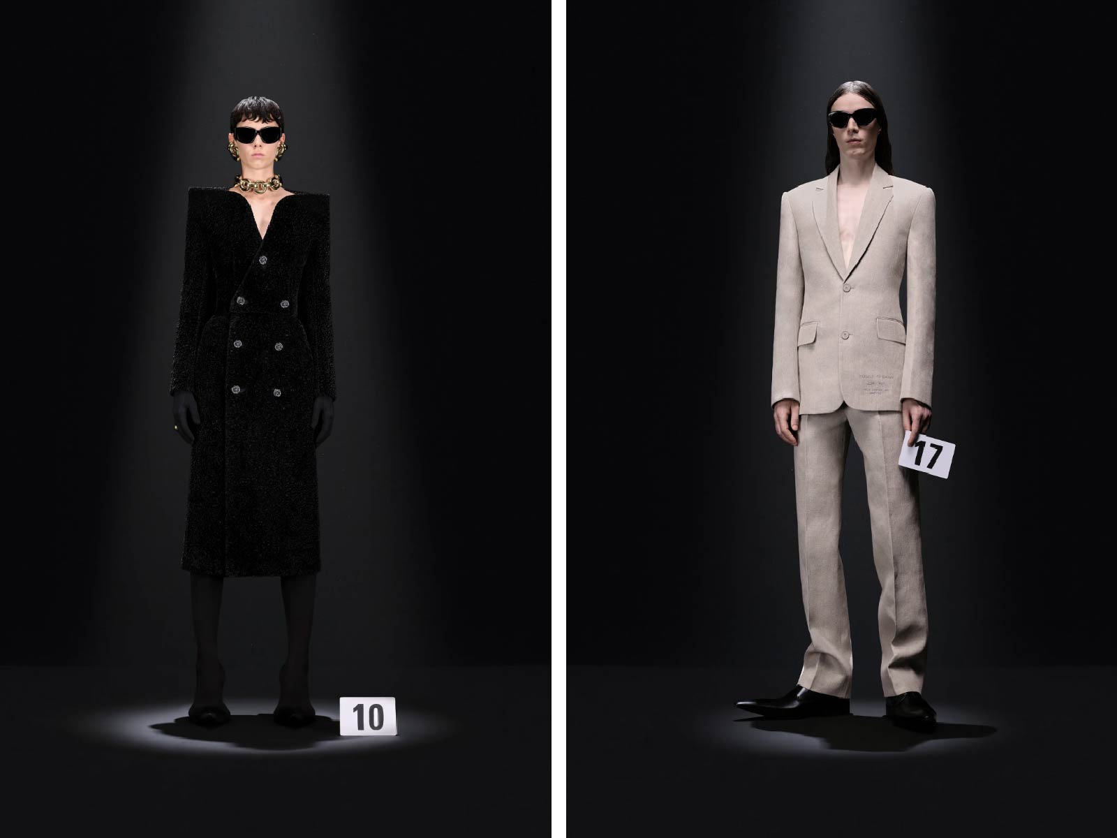 ( Balenciaga Fall 2023 Couture )