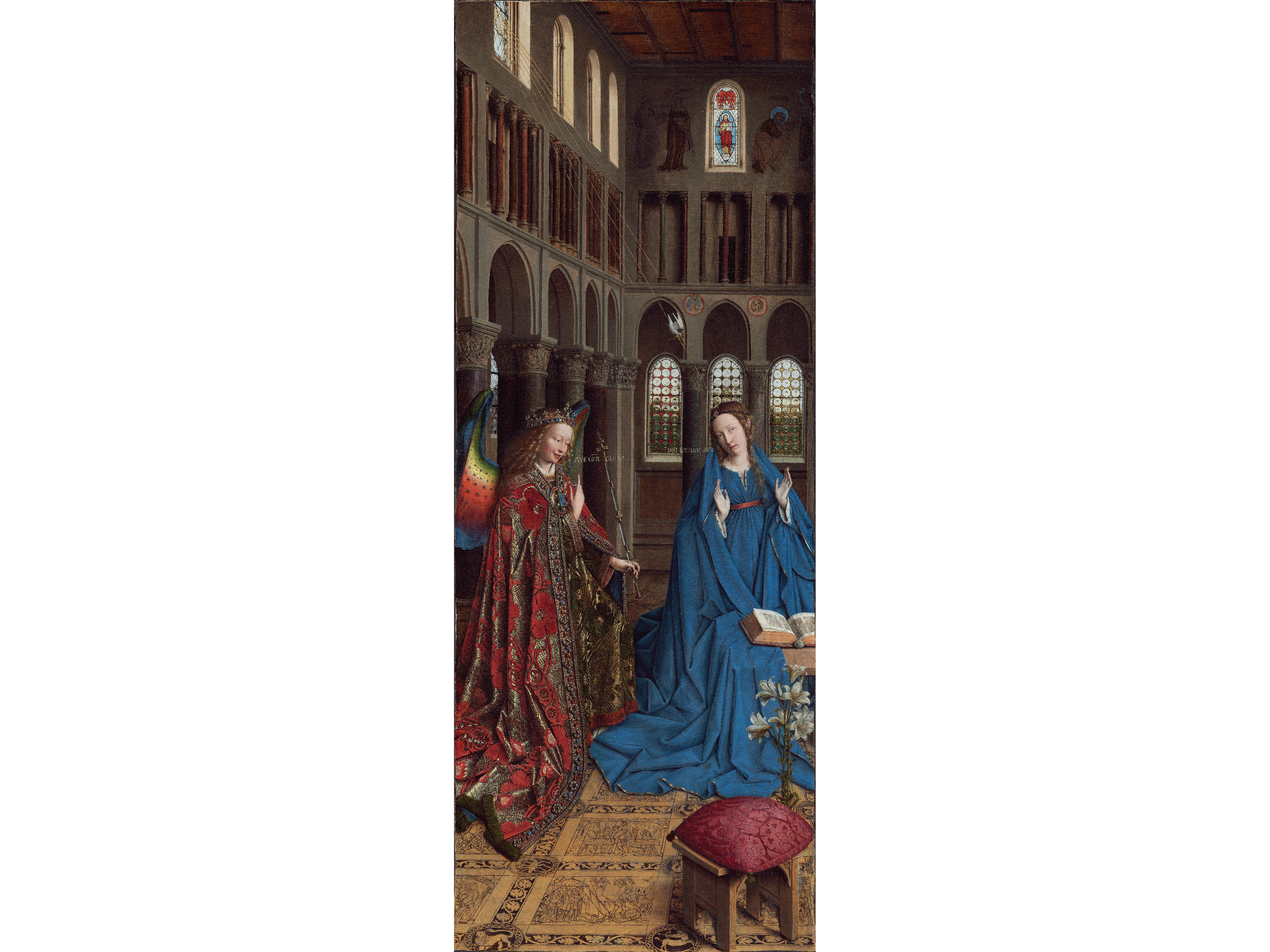 （ Annunciation, 1434, Jan van Eyck ）
