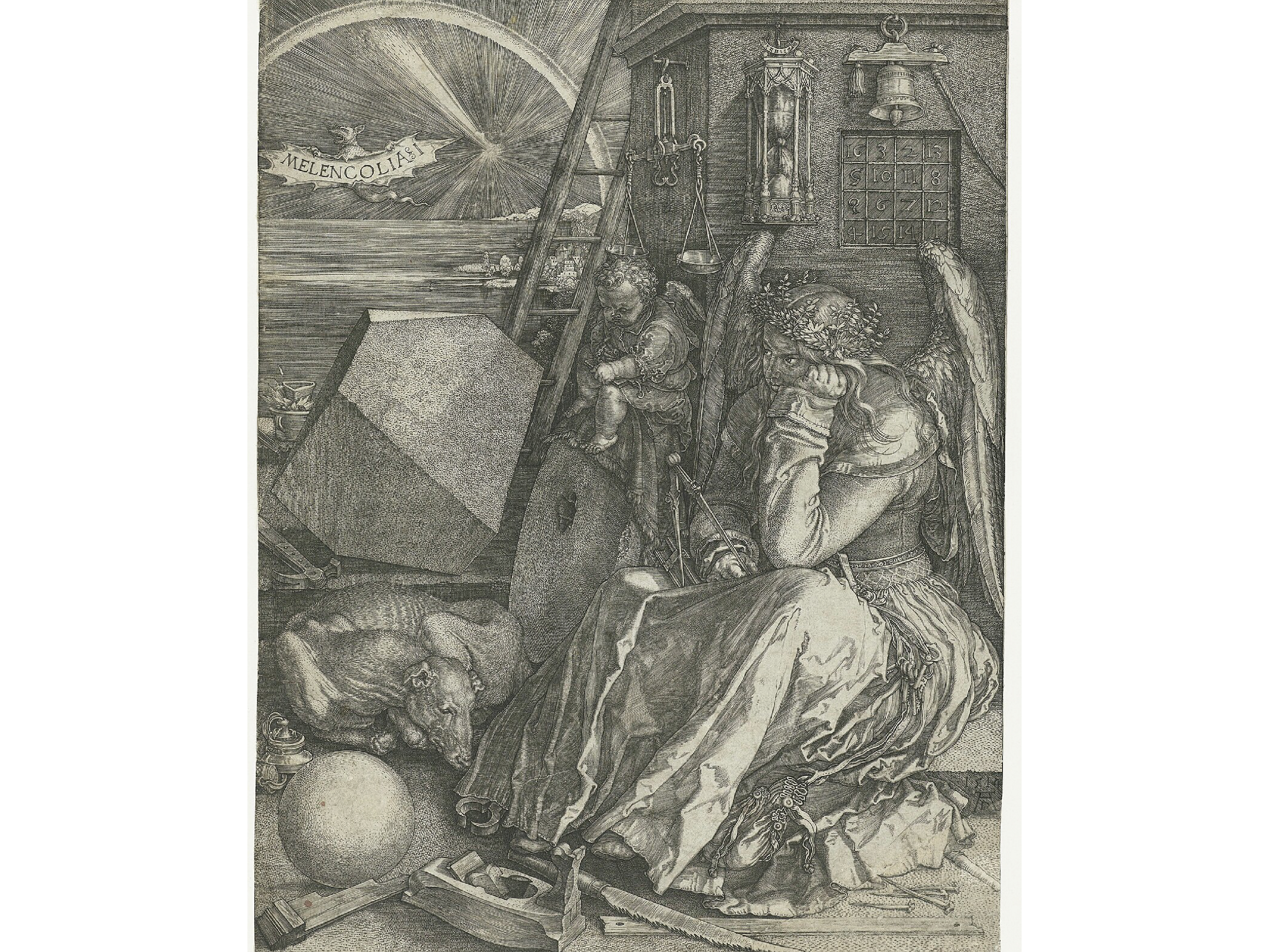 （ Melencolia I, 1514, Albrecht Dürer ）