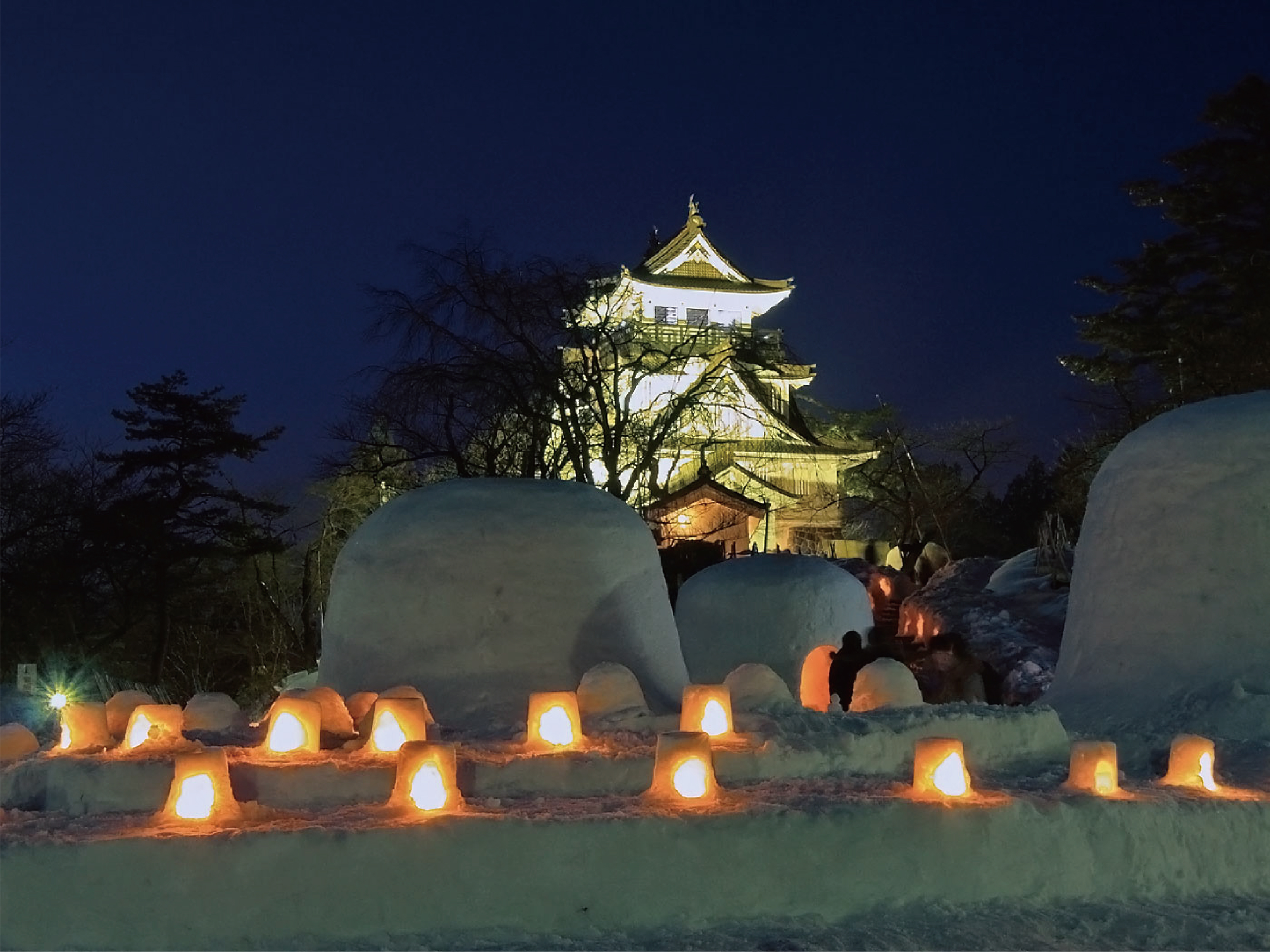 (日本秋田縣的橫手雪屋祭 )