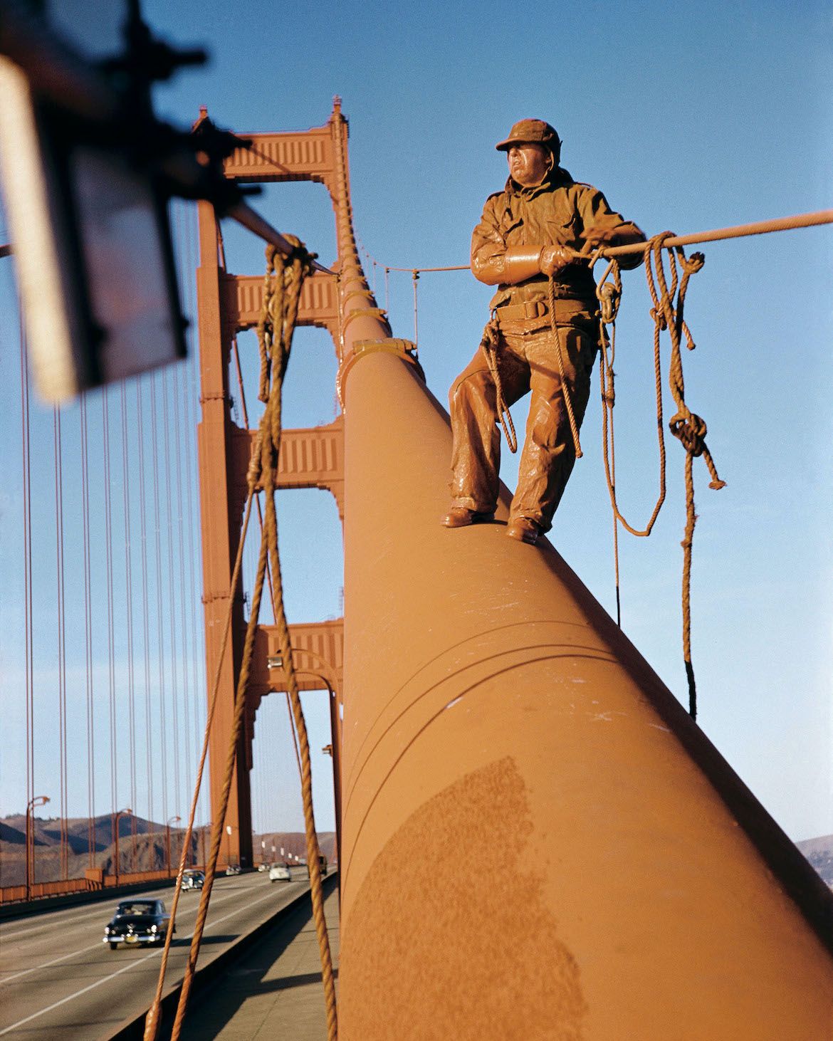 USA. San Francisco, California. 1953. Golden Gate Bridge.