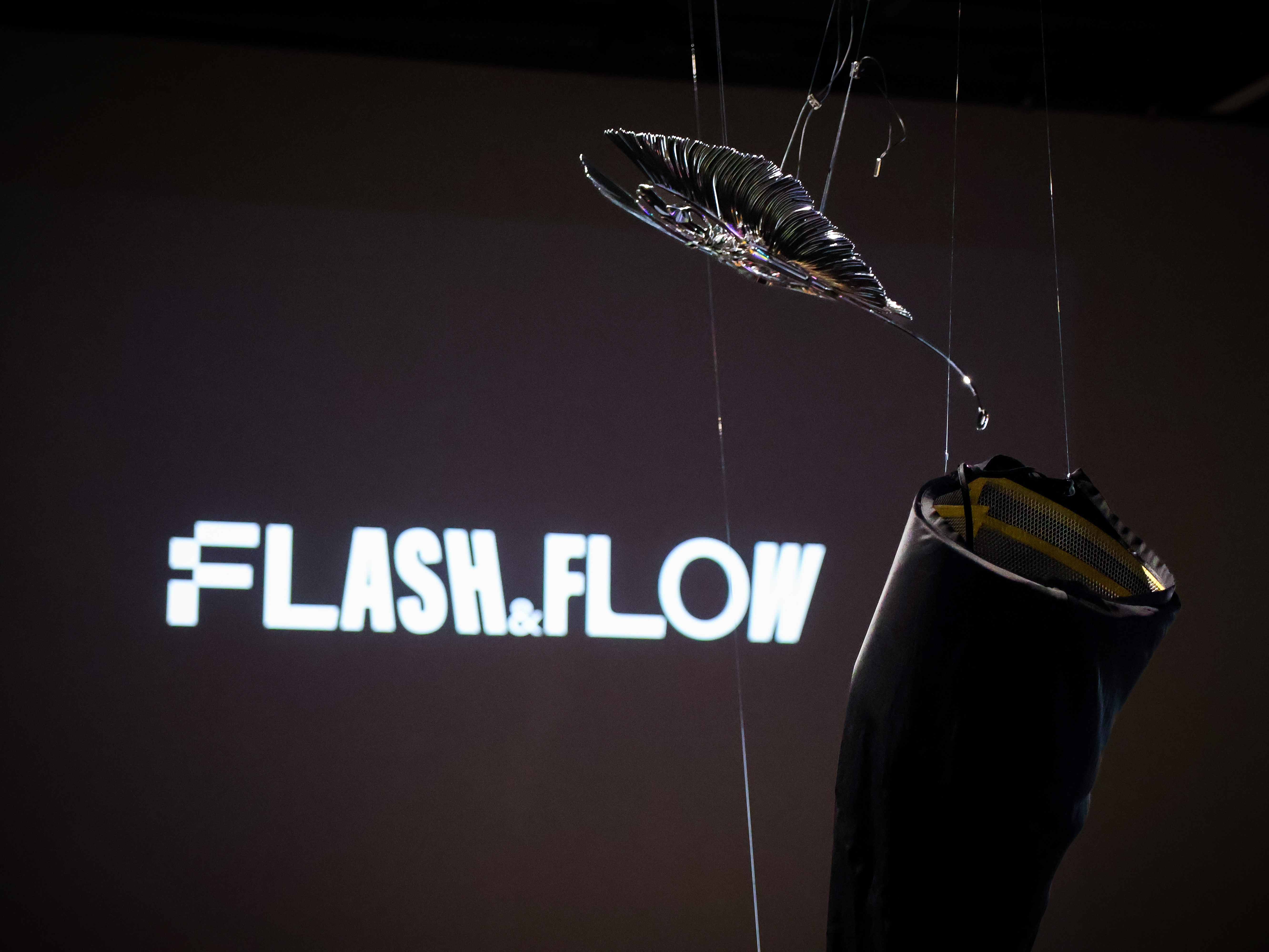 2. 恆隆行概念店zonezone首次與設計師RAY CHU合作，打造以_FLASH & FLOW：閃爍與流動_為主題的服裝設計展。（恆隆行提供）