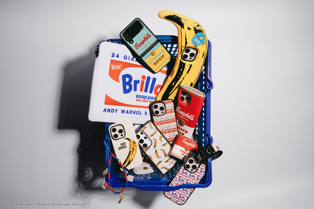 CASETiFY 攜手普普藝術大師 Andy Warhol 推出全新聯名系列 ，致敬他大膽創意的藝術作品