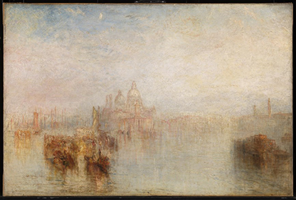 威尼斯-安康聖母大教堂（Venice - Maria della Salute）約瑟夫•馬洛德•威廉•透納（Joseph Mallord William Turner），1844。(圖片來源：TATE)