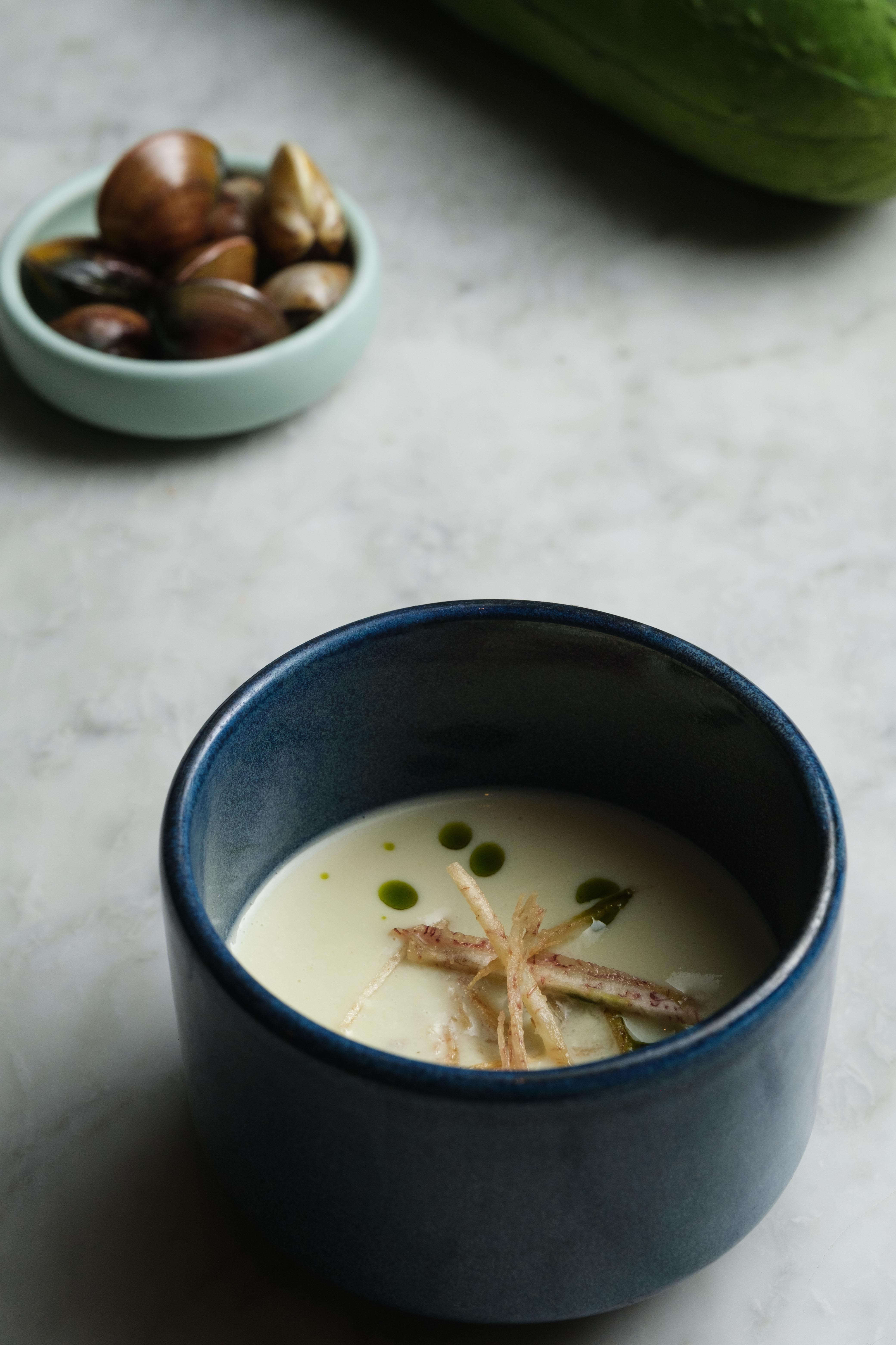 蛤蜊絲瓜濃湯