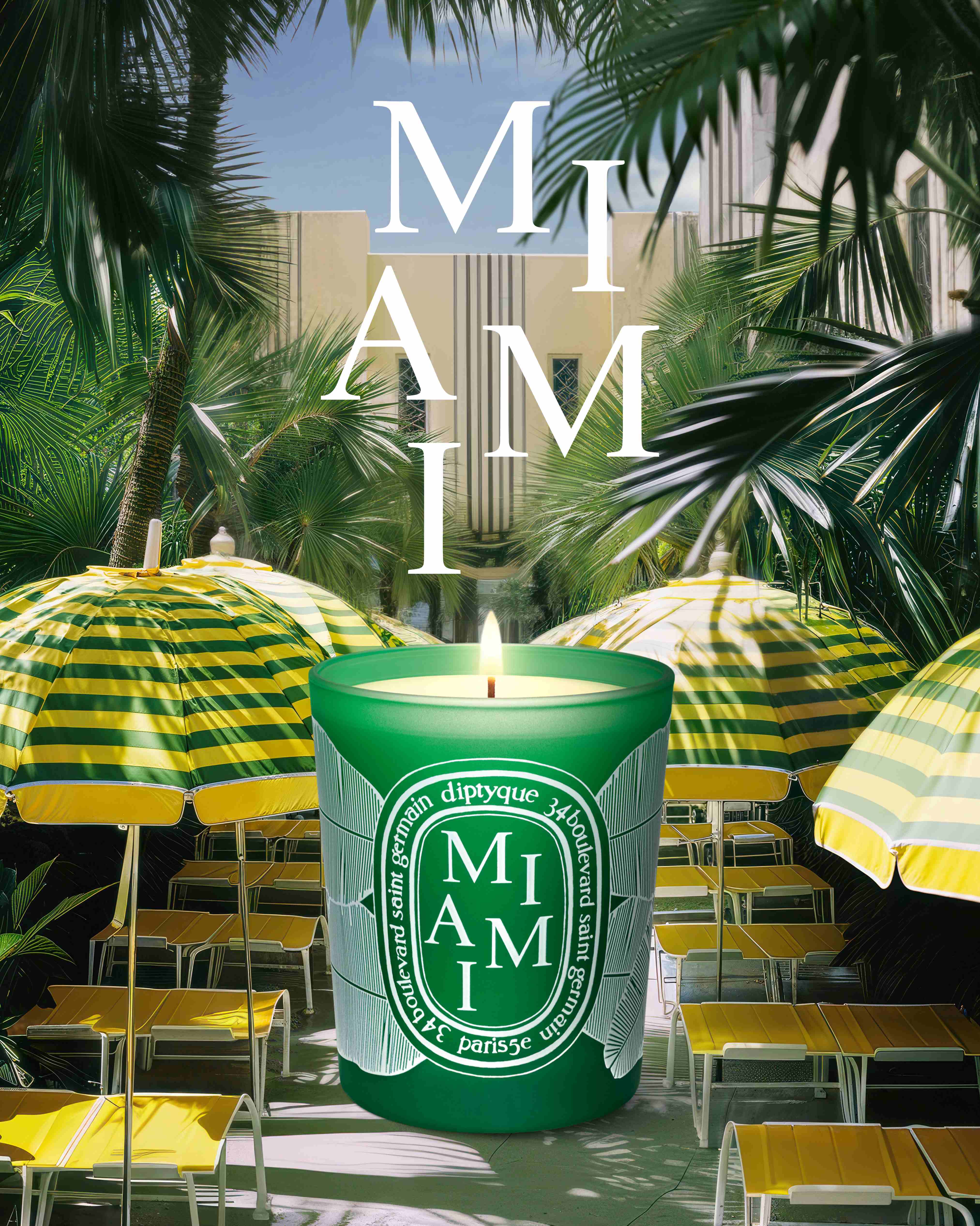 Diptyque 限量城市香氛蠟燭:邁阿密
