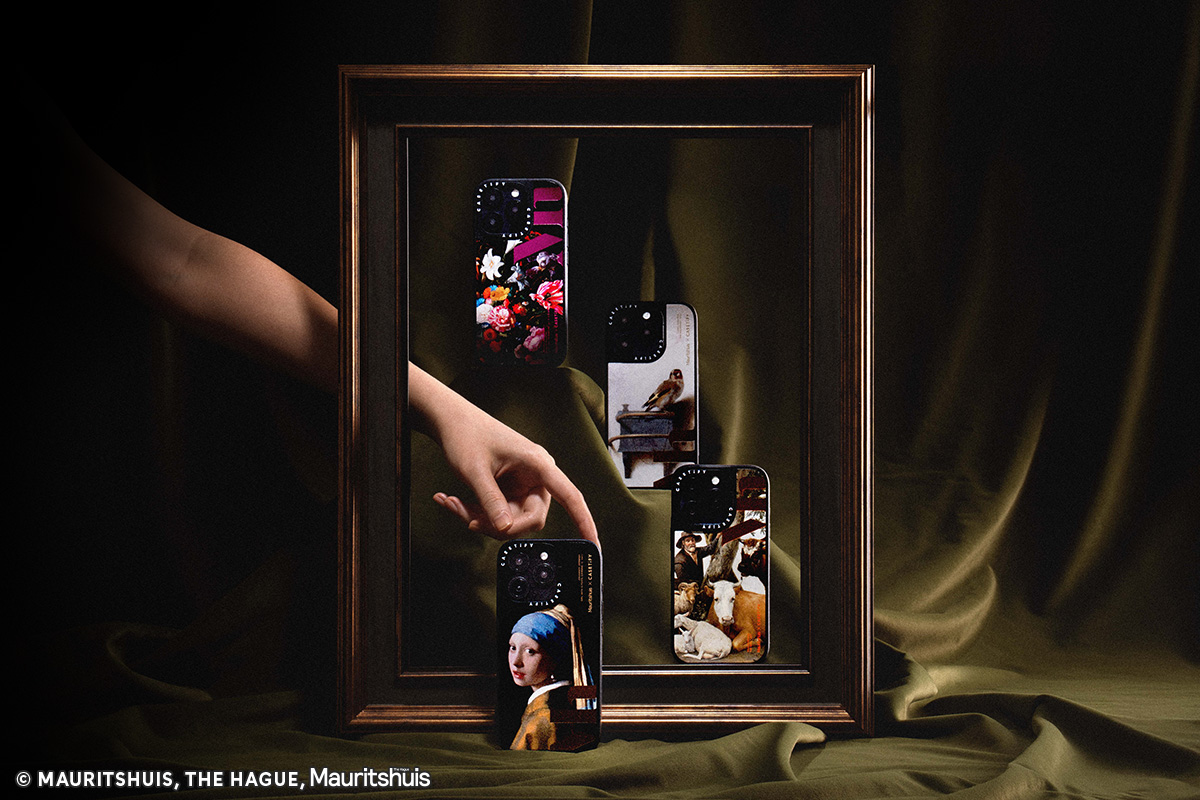 The Mauritshuis x CASETiFY 聯名系列融合古典藝術與科技，讓大師傑作從畫框中解放，變身隨身攜帶的時尚配件