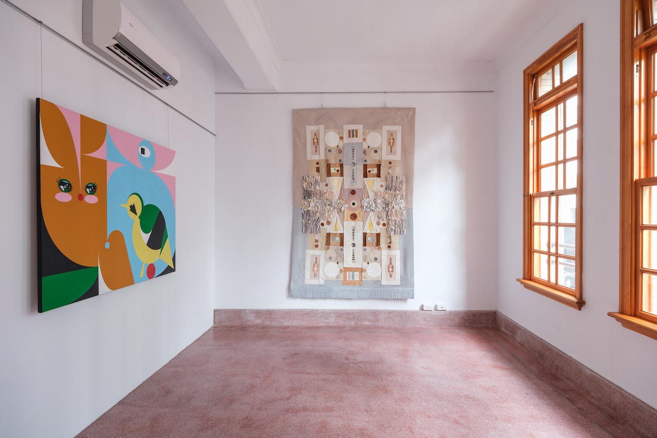 Ad Minoliti 與 Tau Lewis 作品《城中客廳 Midtown Salon》 提供:双木林藝術顧問DWA;攝影:張國耀