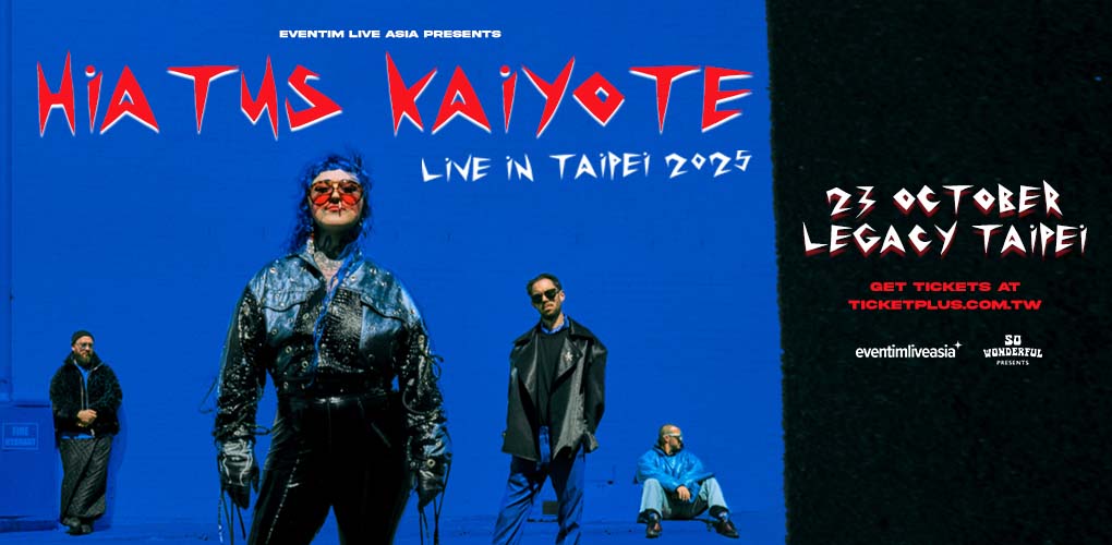 1020x500 for Venue_Hiatus Kaiyote_Taipei