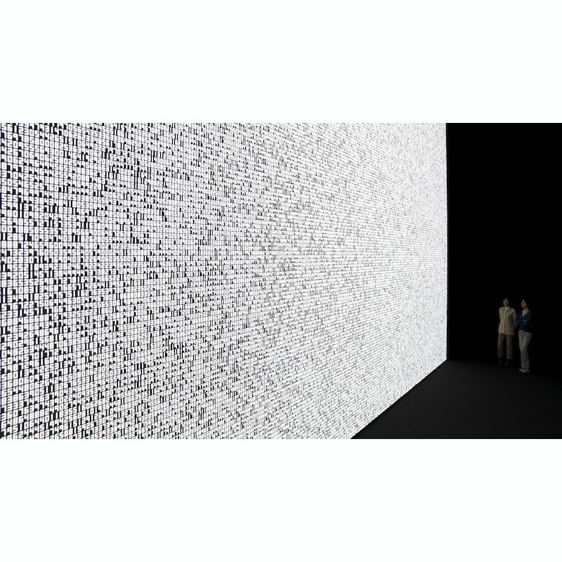 11. Installation View, 2008, Ryoji Ikeda_結果