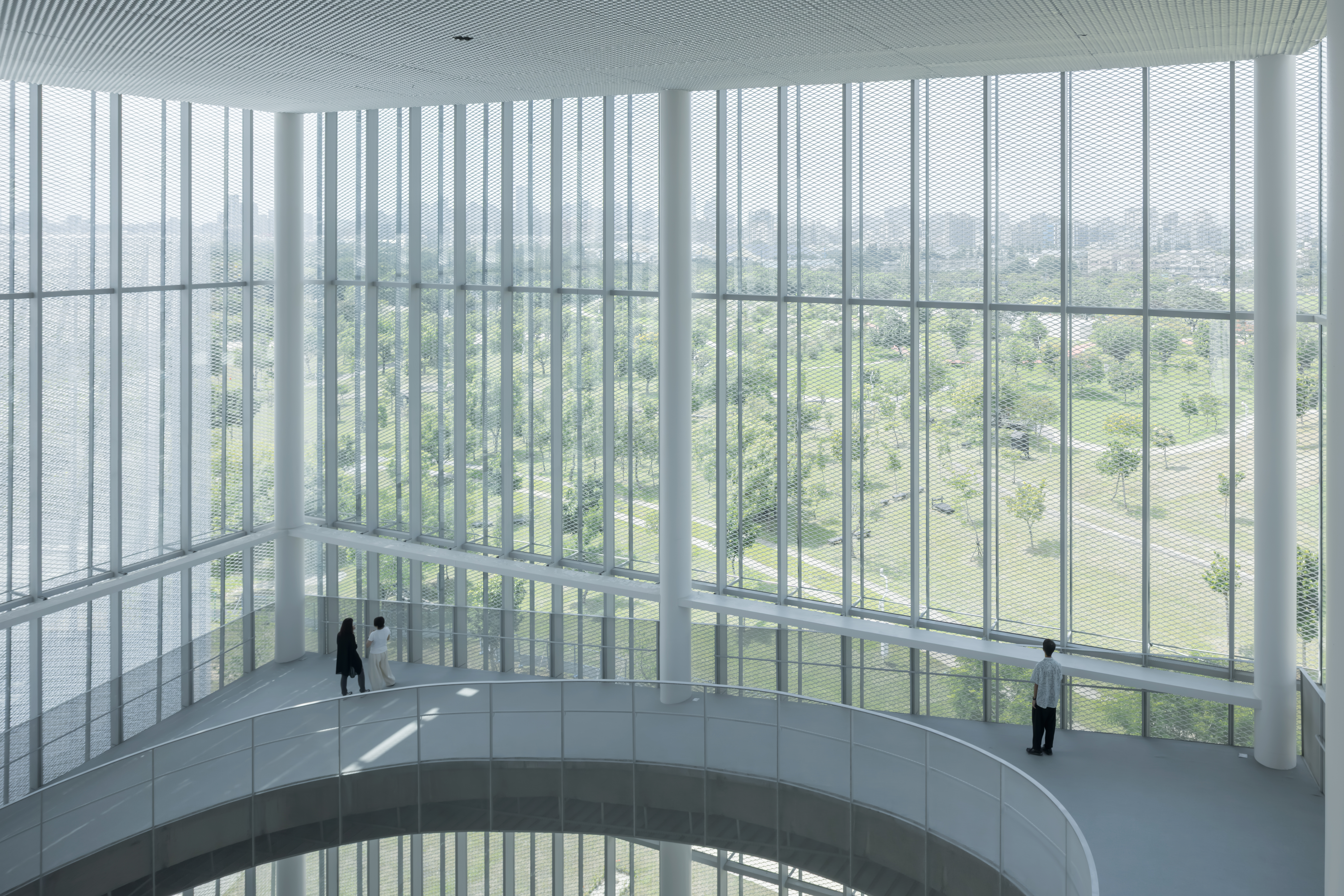 中美館大廳五樓。攝影：Iwan Baan