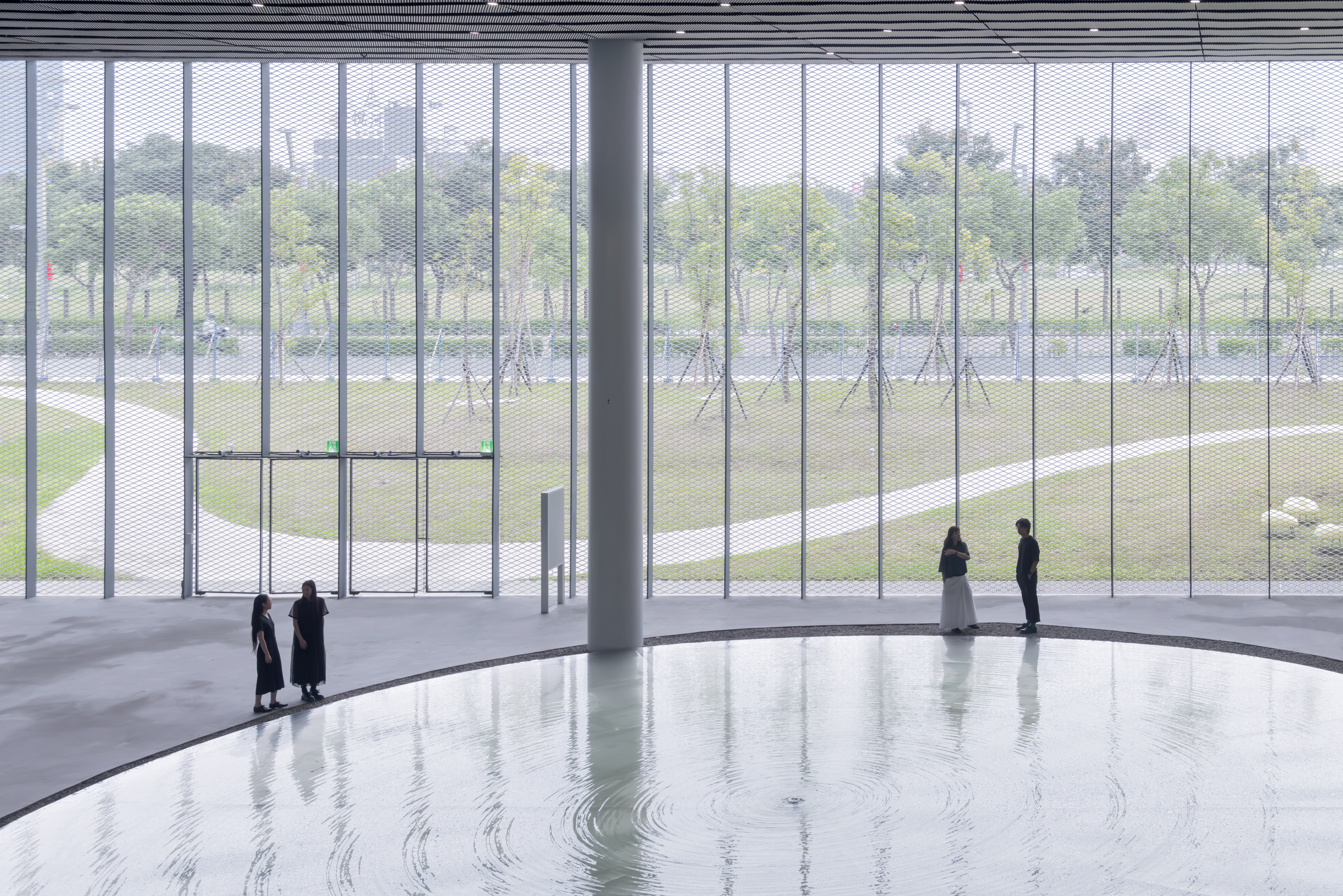 綠美圖入口大廳。攝影：Iwan Baan