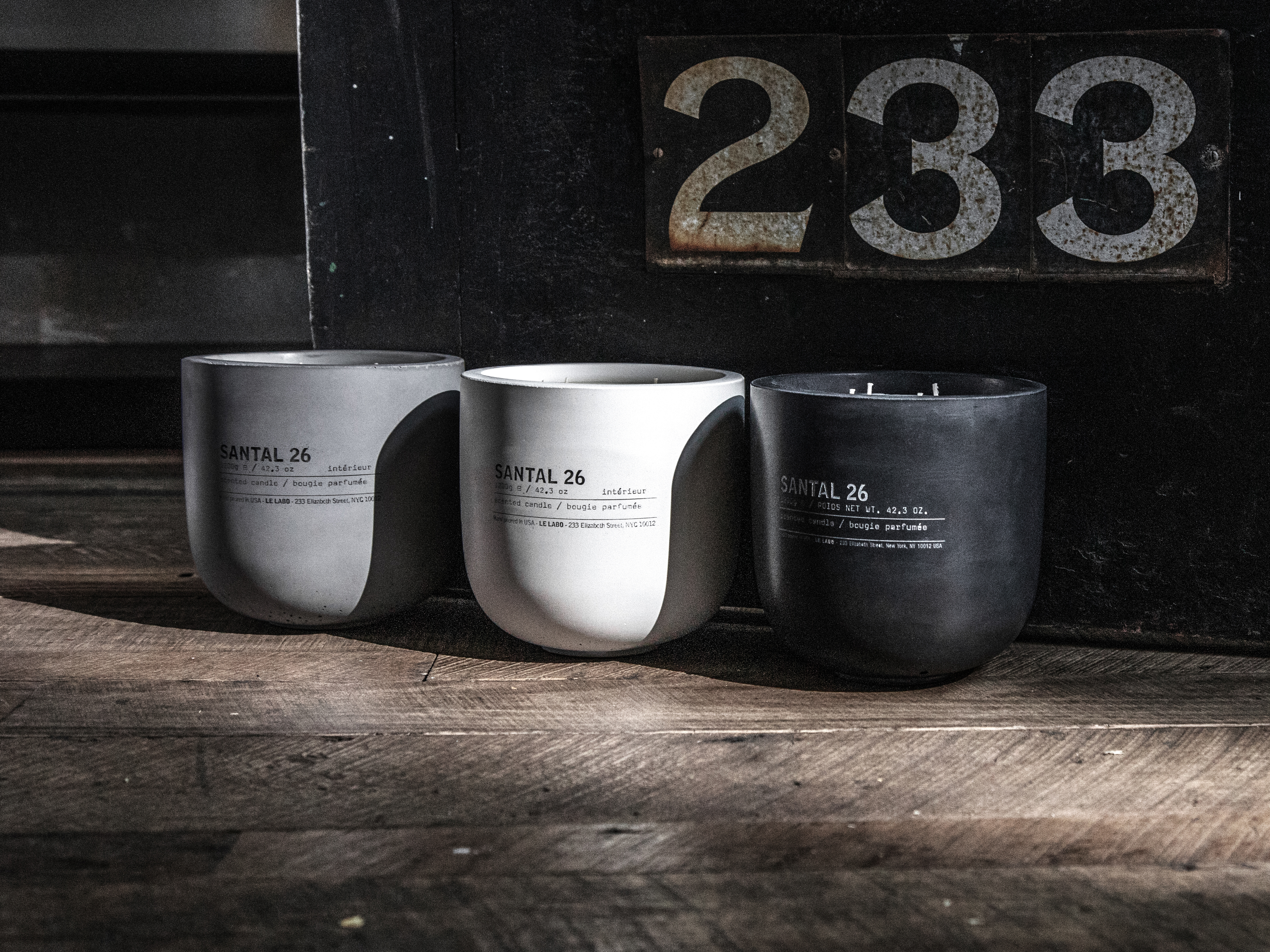 【LE LABO】SANTAL 26 檀香 26 限量黑水泥蠟燭_形象圖_3