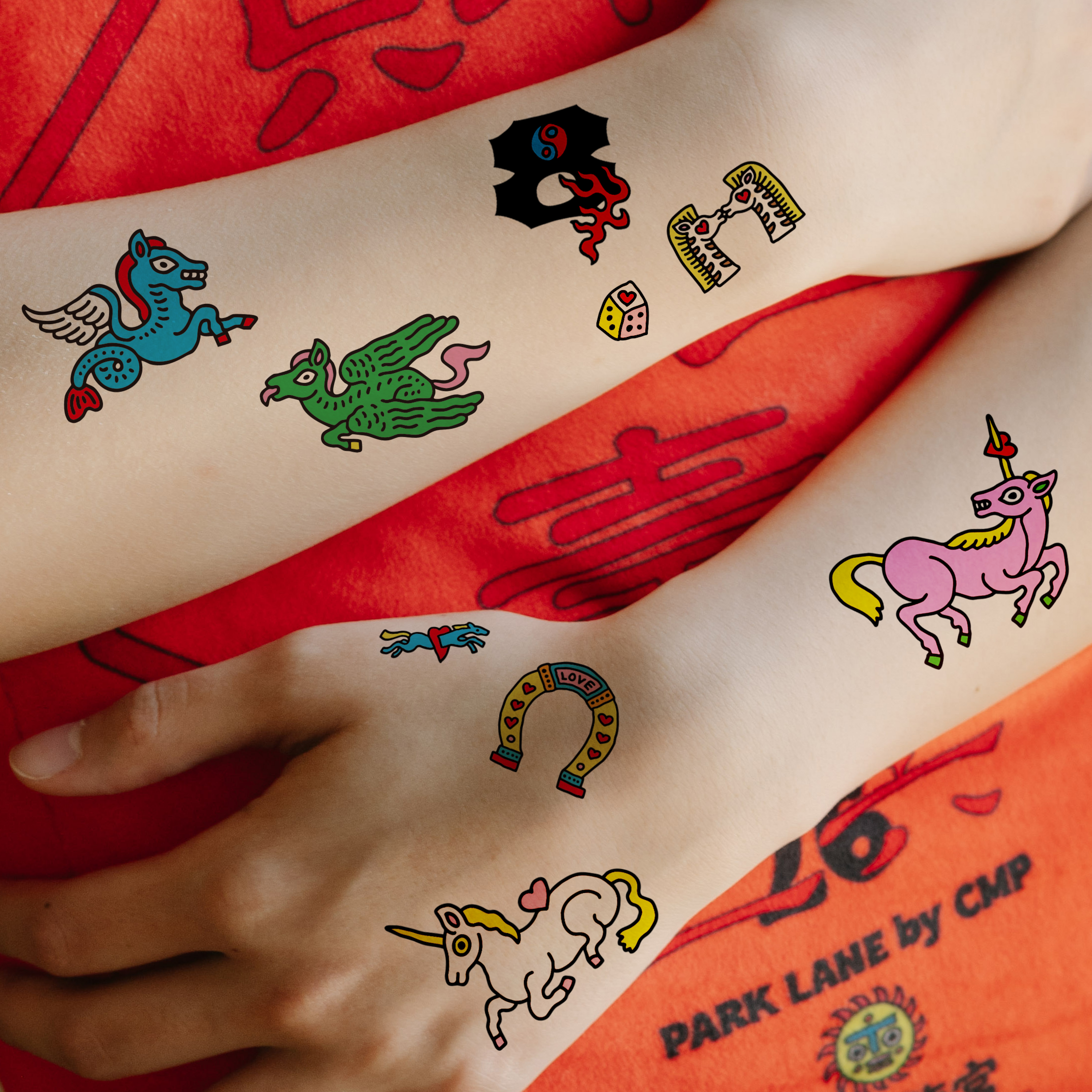 勤美誠品紋身貼紙組01