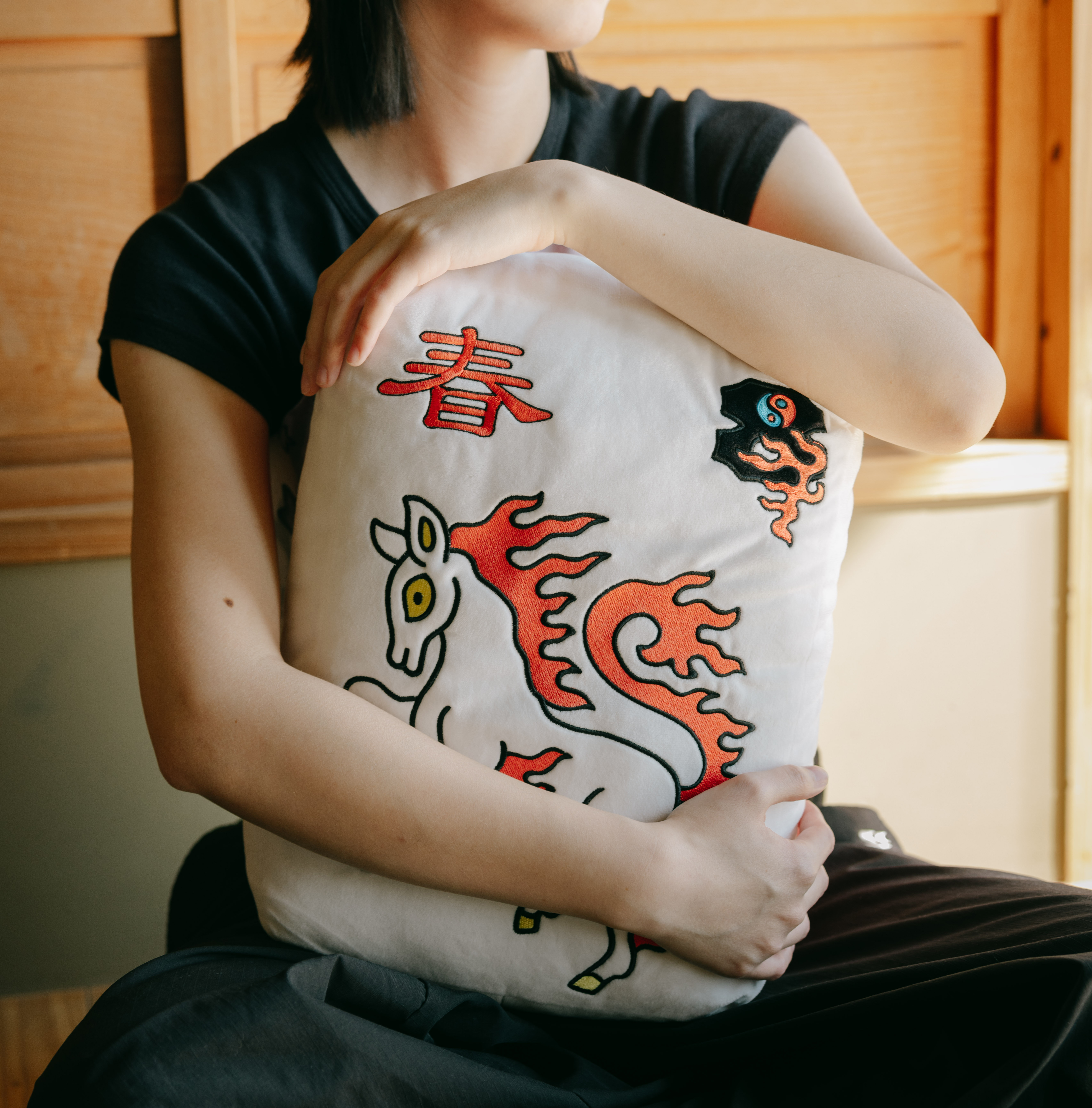 勤美誠品麻將抱枕01