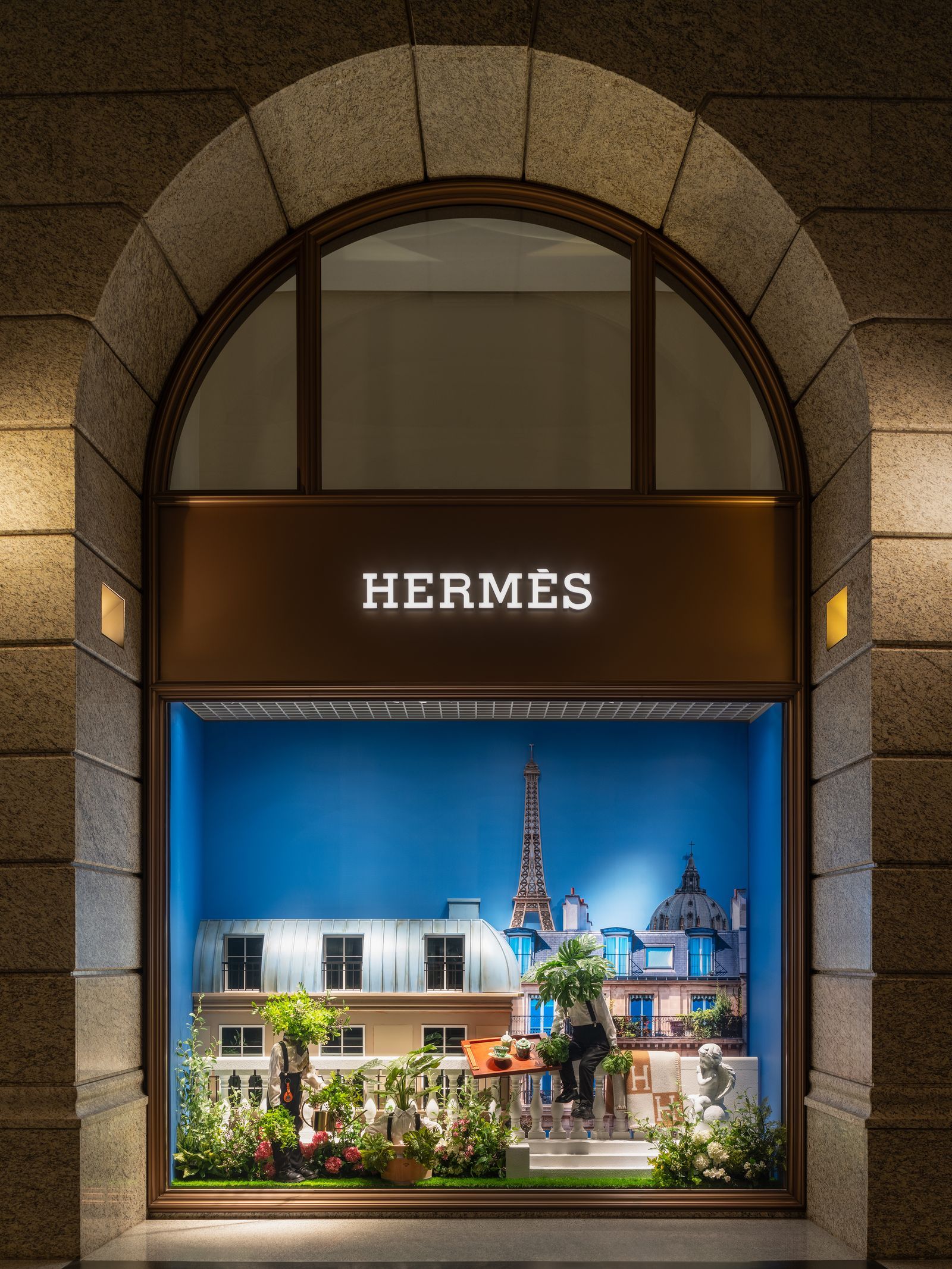 由 Jean-François Fourtou 所設計的 Hermès Bellavita 櫥窗