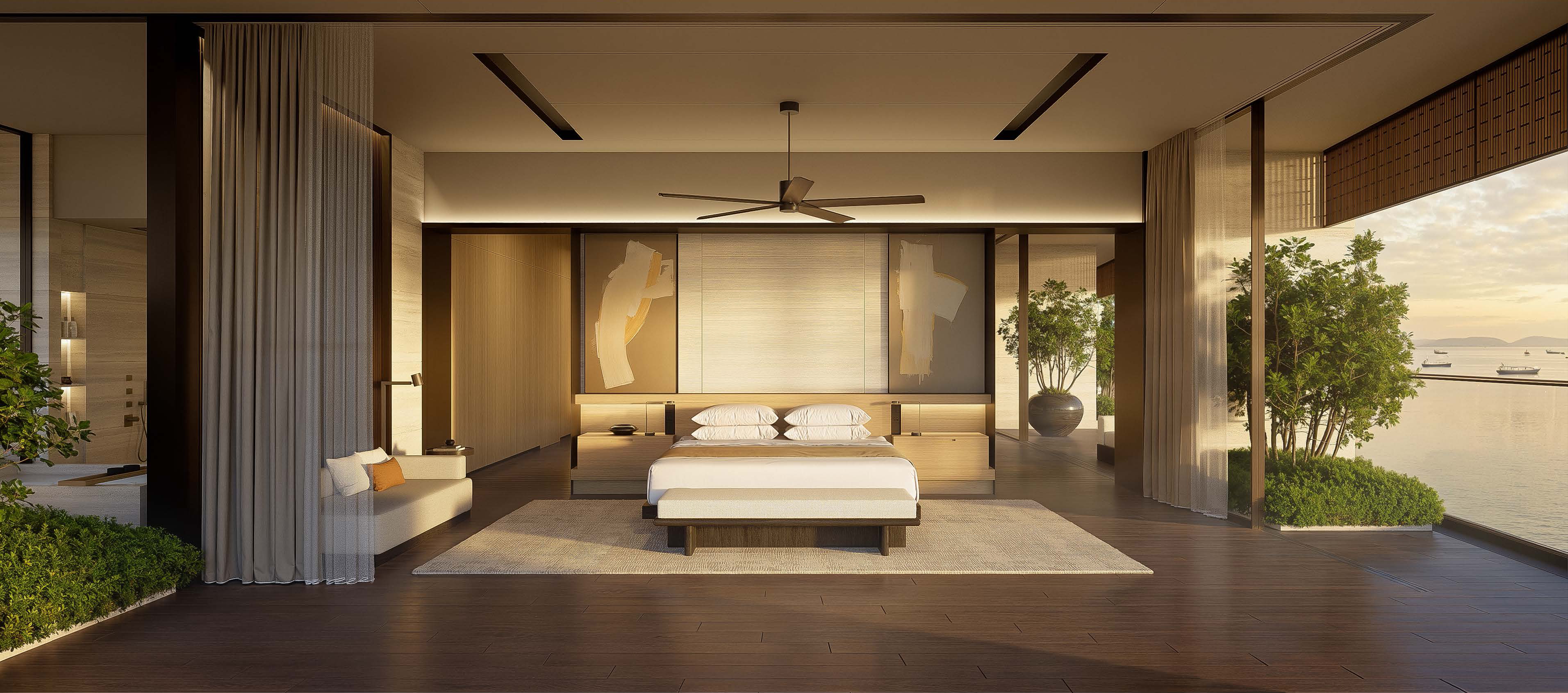 Aman Residences, Singapore - Sky Villa - Master Suite
