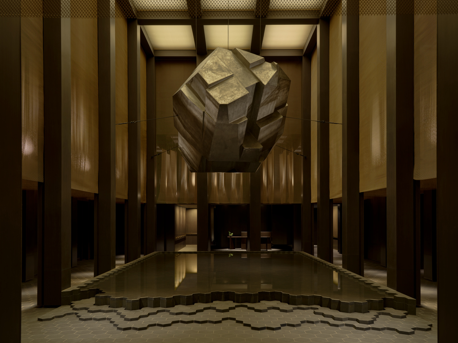 Aman Residences Tokyo, Japan - Courtyard_47102
