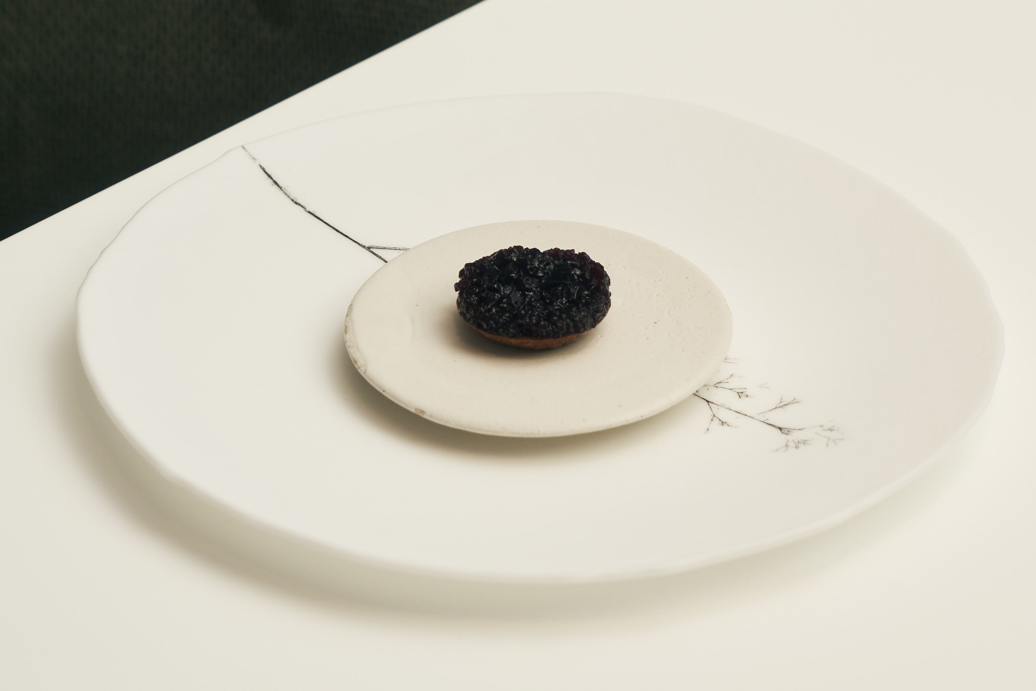 Bird Liver with Rye, Blueberry 雞白肝 黑麥 藍莓